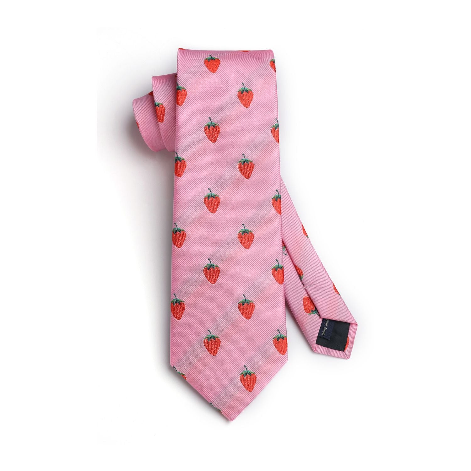 Strawberry Tie Handkerchief Set - PINK