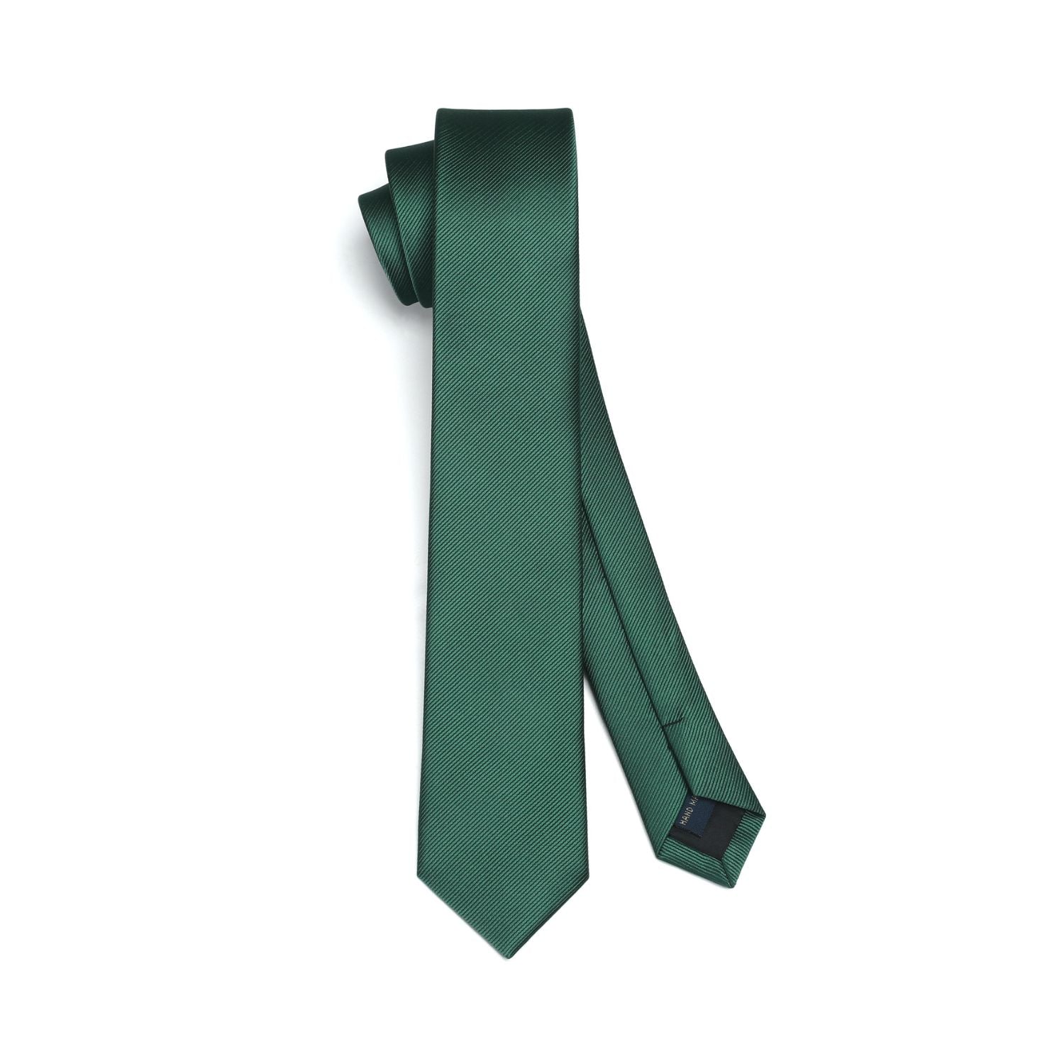 Solid 2.4'' Skinny Formal Tie - DARK GREEN