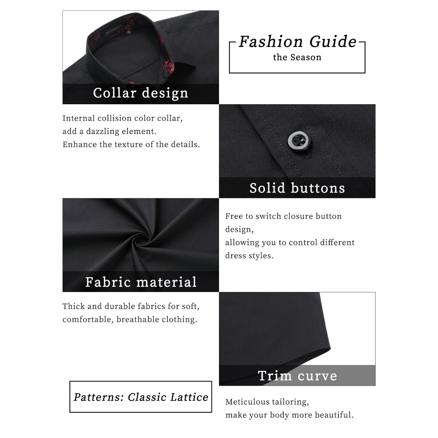 Men's Short Sleeve with Pocket - B1-BLACK B