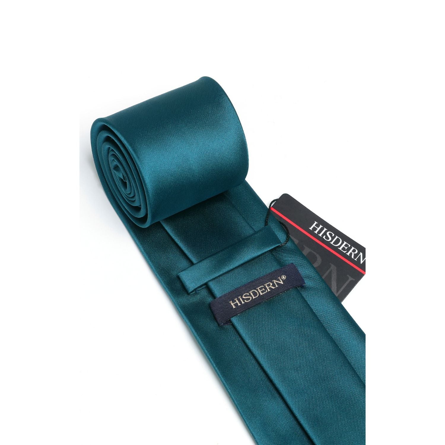 Solid Tie Handkerchief Clip - DARK GREEN-1