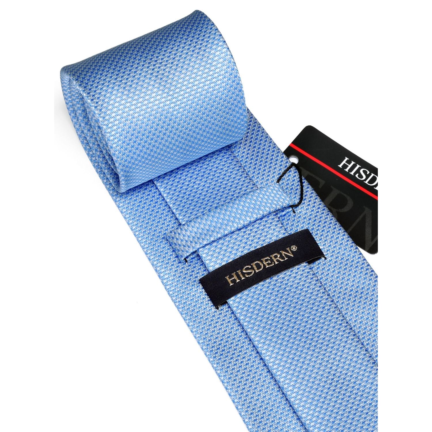 Houndstooth Tie Handkerchief Cufflinks - B-BLUE