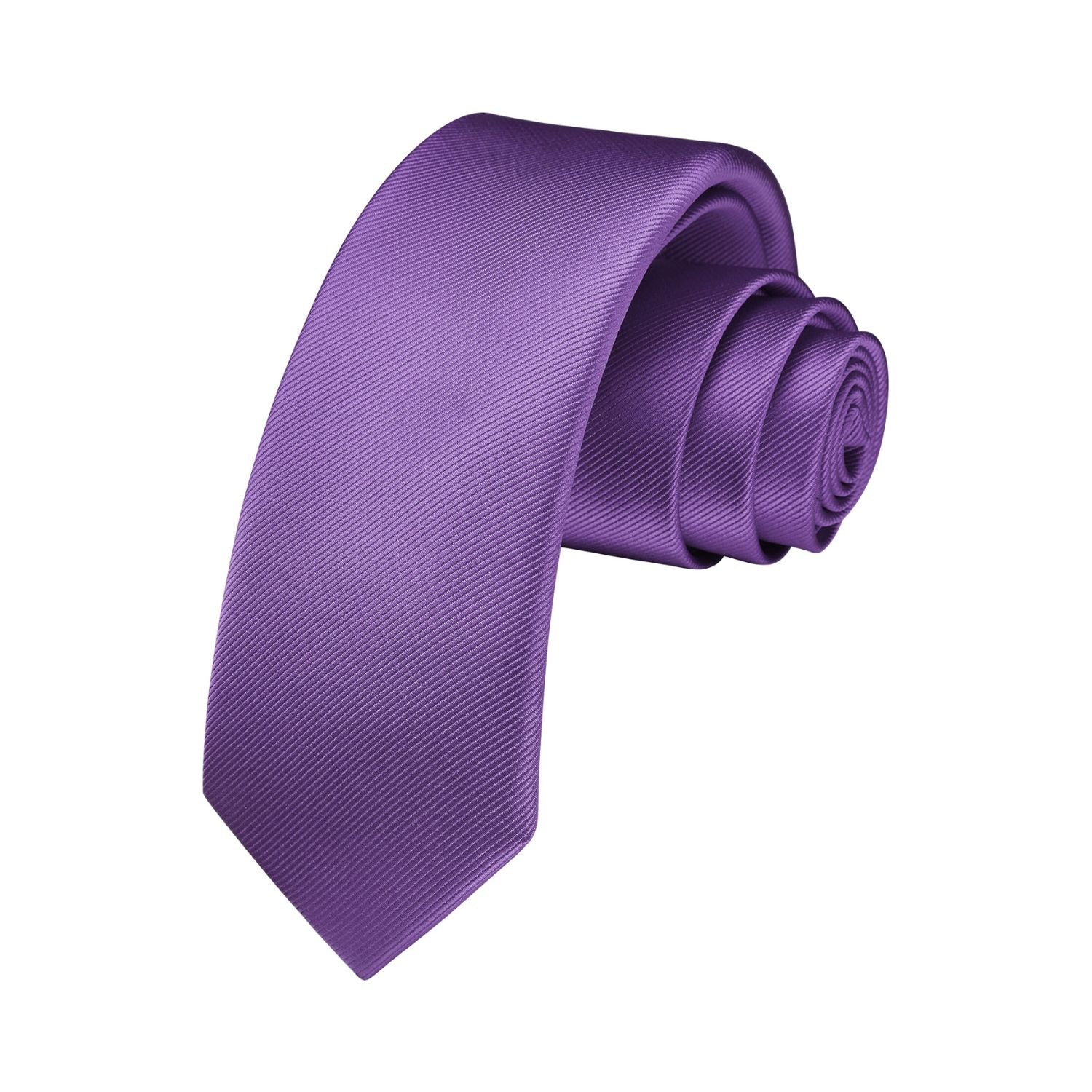 Solid 2.17'' Skinny Formal Tie - F-PURPLE