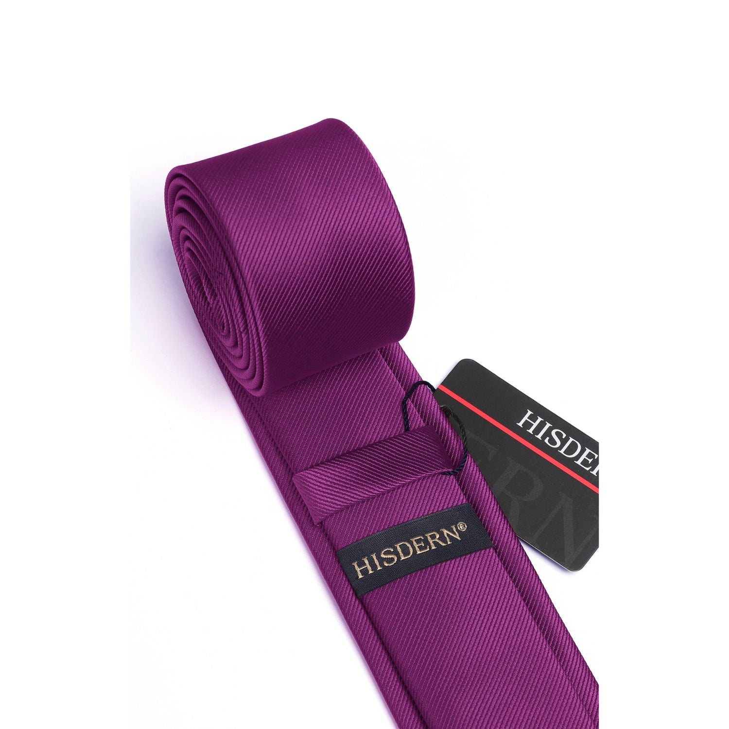 Solid 2.4'' Skinny Formal Tie - PURPLE