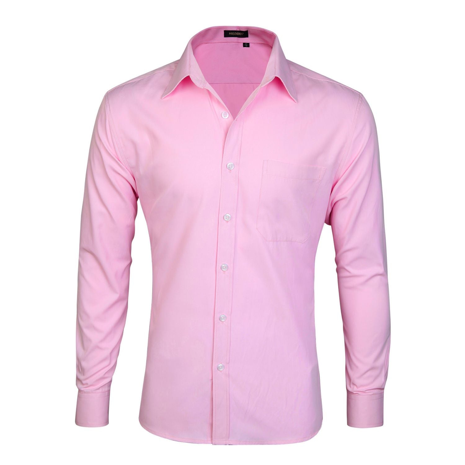 Casual Formal Shirt with Pocket - PINK