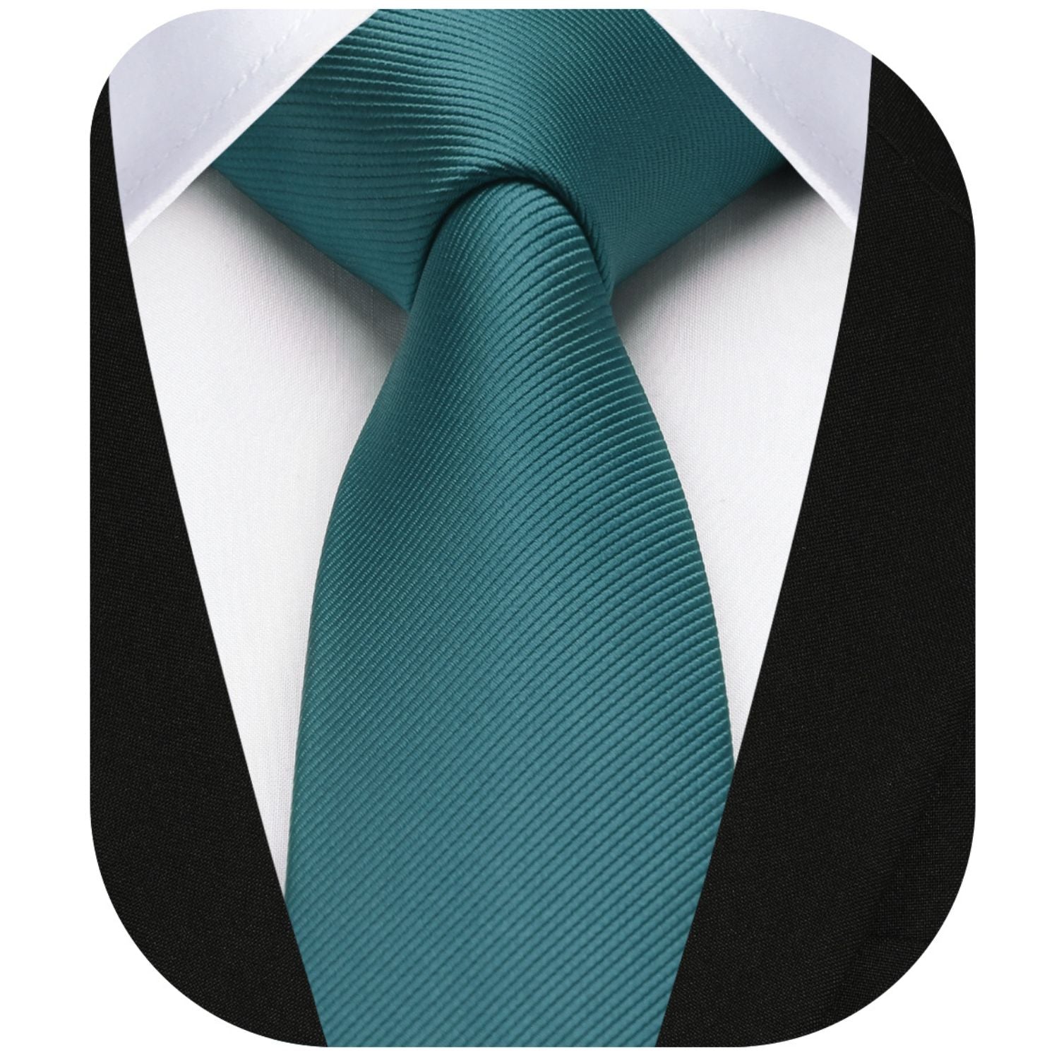 Solid 2.17'' Skinny Formal Tie - C1-GREEN