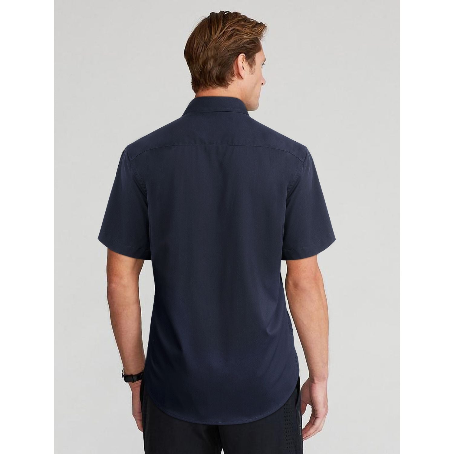 Men's Short Sleeve with Pocket - A1-NAVY BLUE