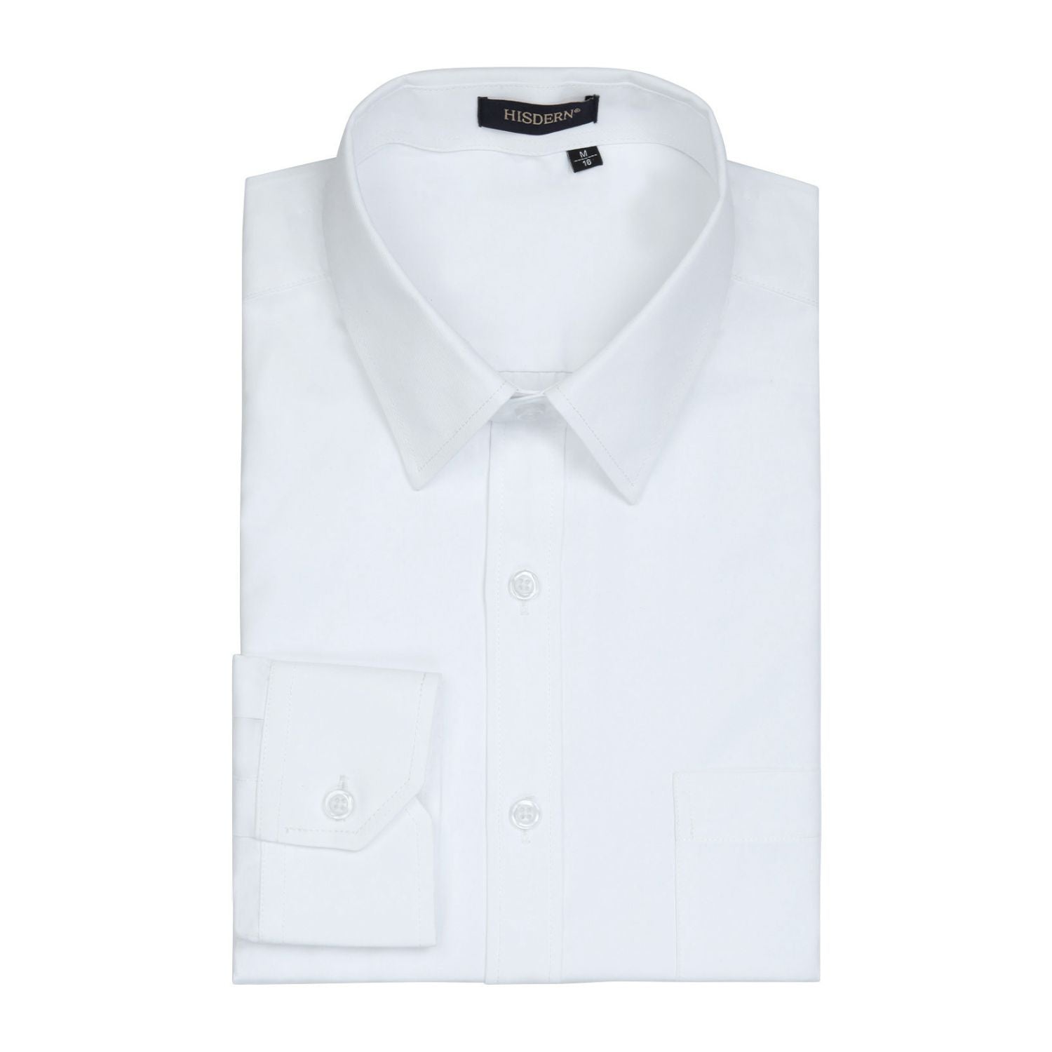 Casual Formal Shirt with Pocket - WHITE