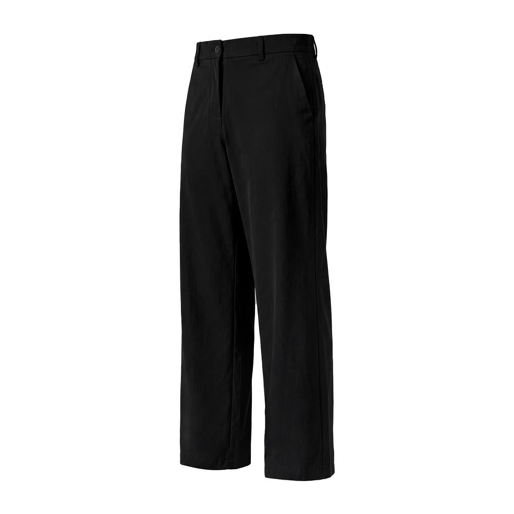 Hisdern Men's Black Suit Vest and Flex Stretch Wide-Leg Dress Pants Matching Set