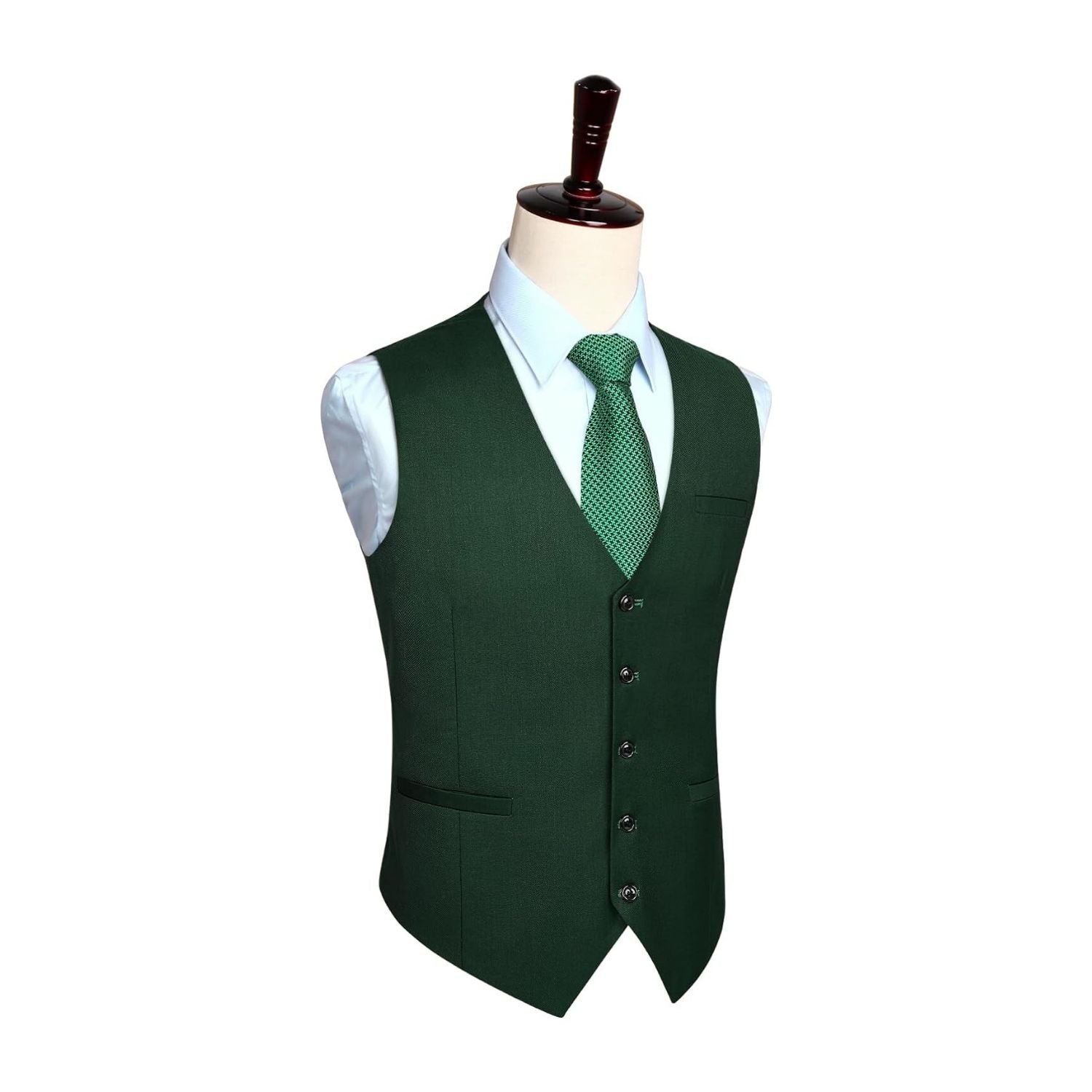 Formal Suit Vest - Z1 - FOREST GREEN