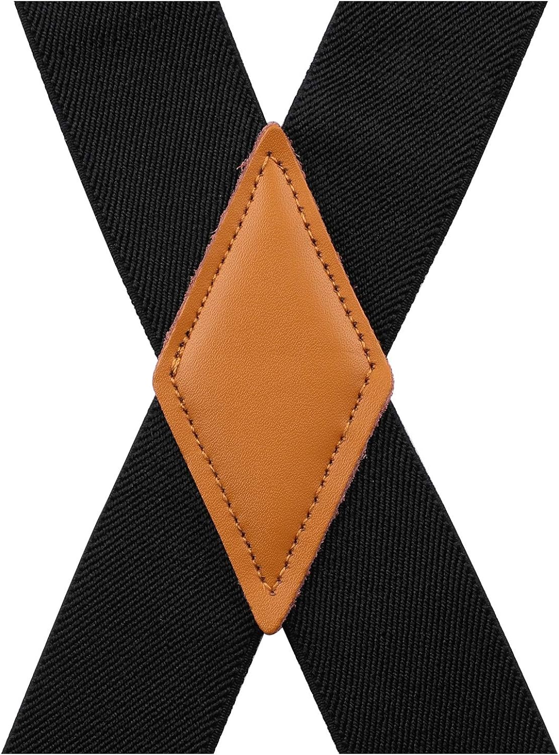 2PCS 1.4" Adjustable Suspender with 4 Clips - C-BLACK/GREY