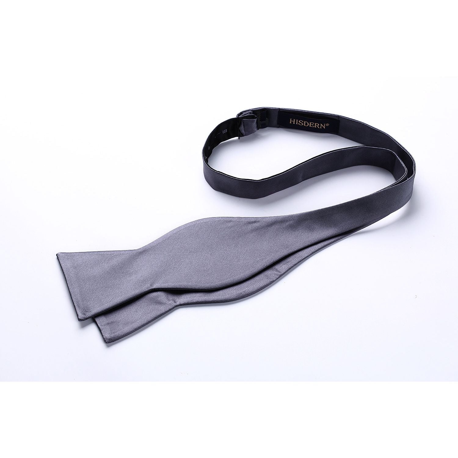 Solid Bow Tie & Pocket Square - G2-GREY