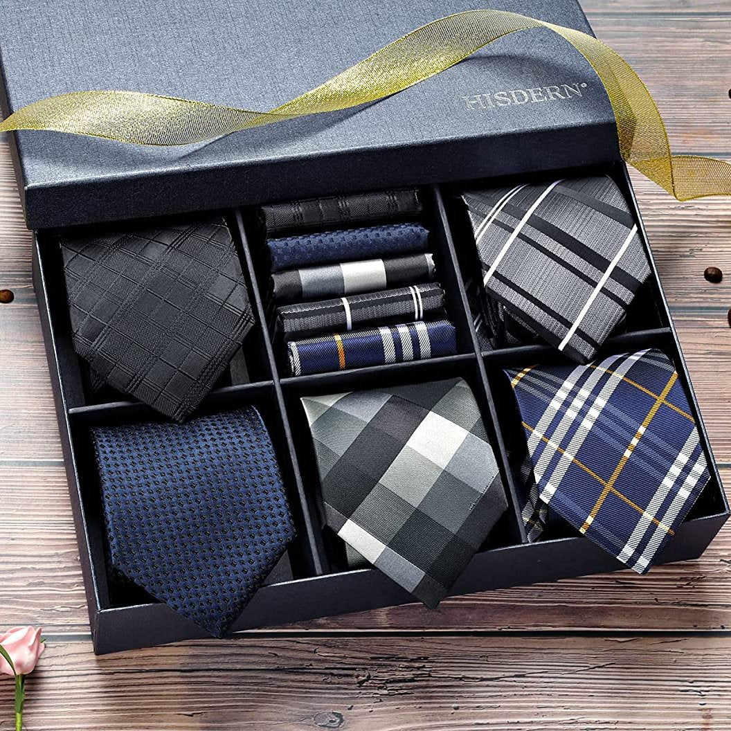 5PCS Tie & Pocket Square Set - SET 14