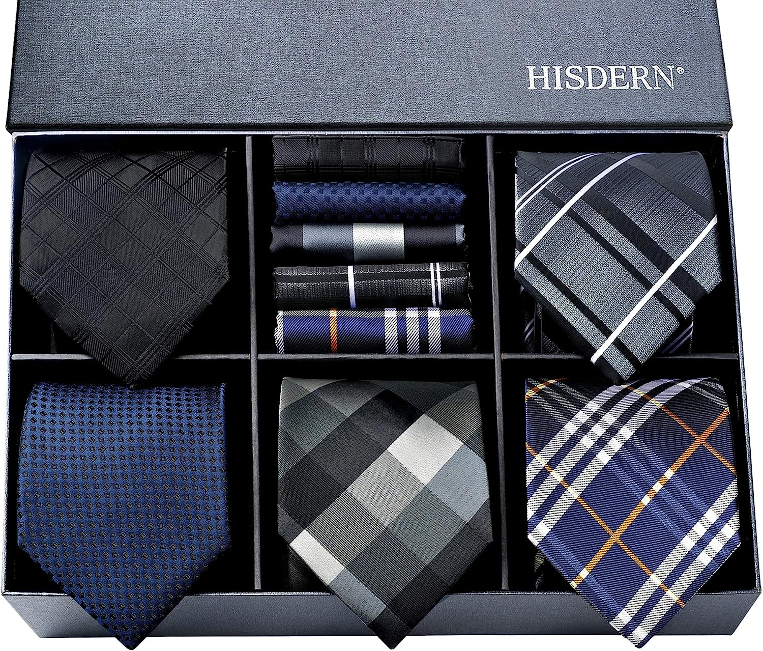 5PCS Tie & Pocket Square Set - SET 14