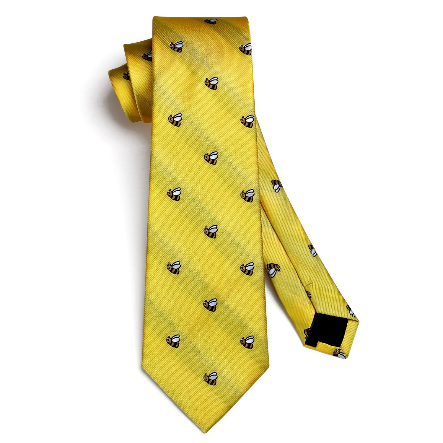 Bee Tie Handkerchief Set - YELLOW