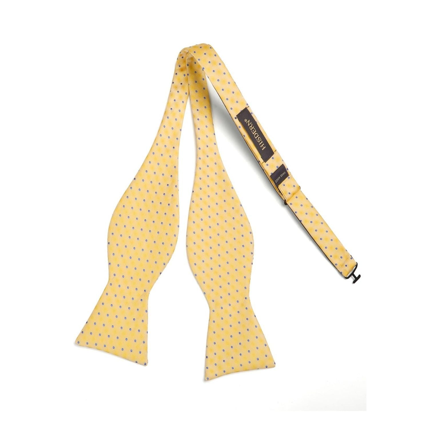 Polka Dots Bow Tie & Pocket Square - 03-YELLOW/PURPLE