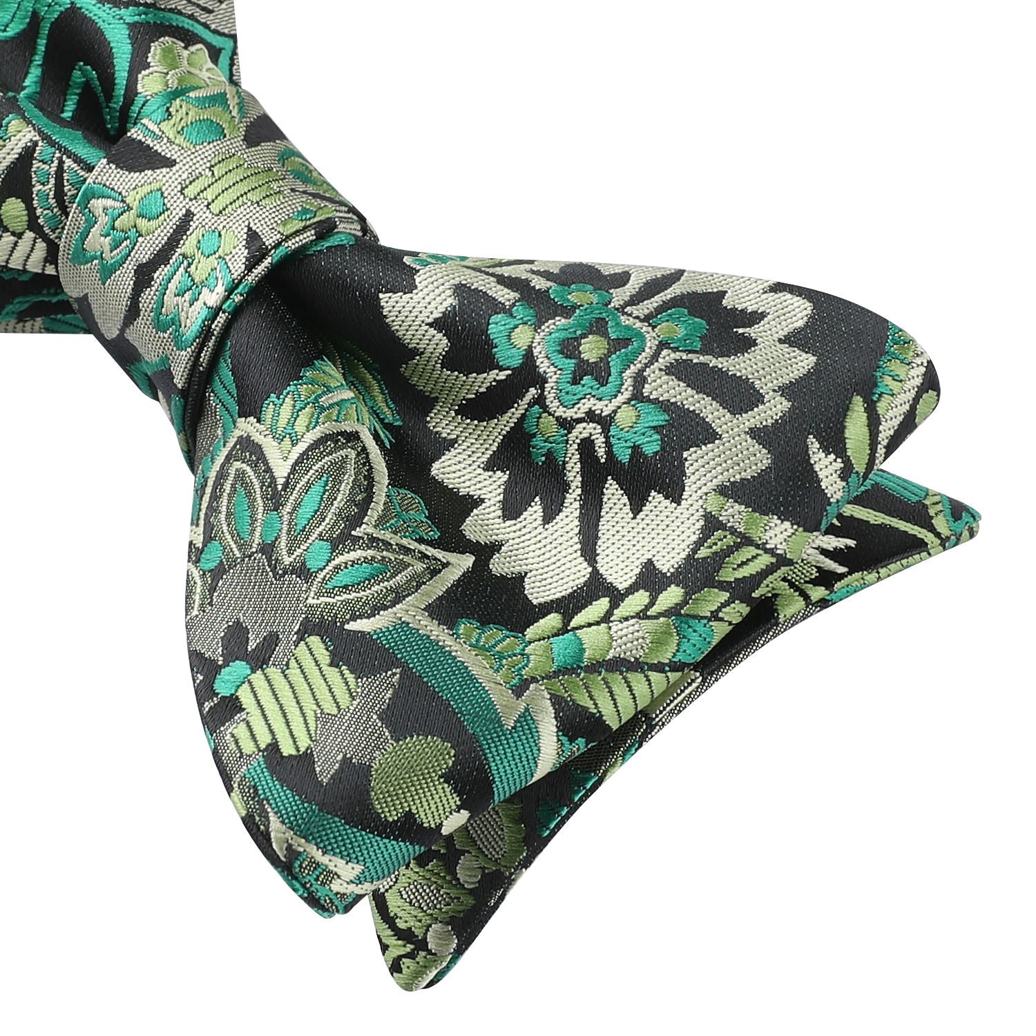 Floral Bow Tie & Pocket Square Sets - A-GREEN