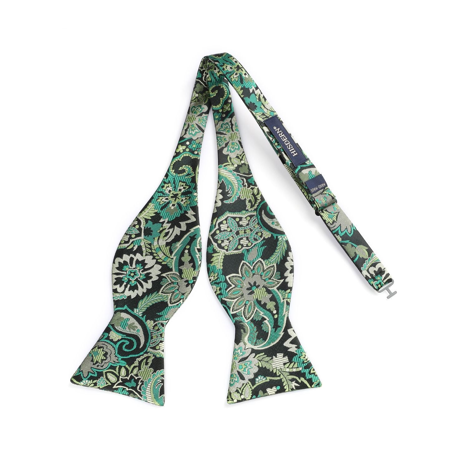 Floral Bow Tie & Pocket Square Sets - A-GREEN