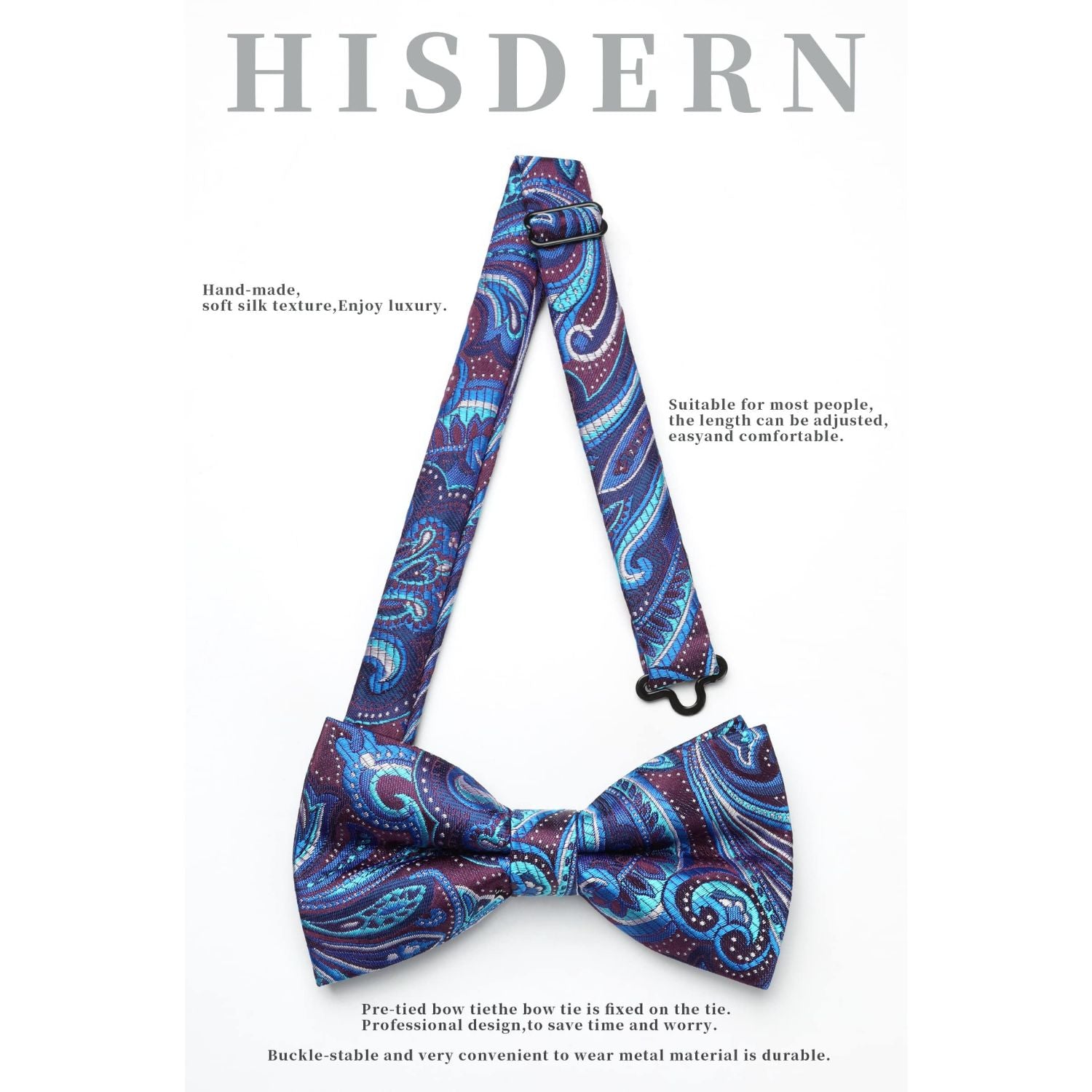 3PCS Mixed Design Pre-Tied Bow Ties - 1-B-02 Christmas Gifts for Men