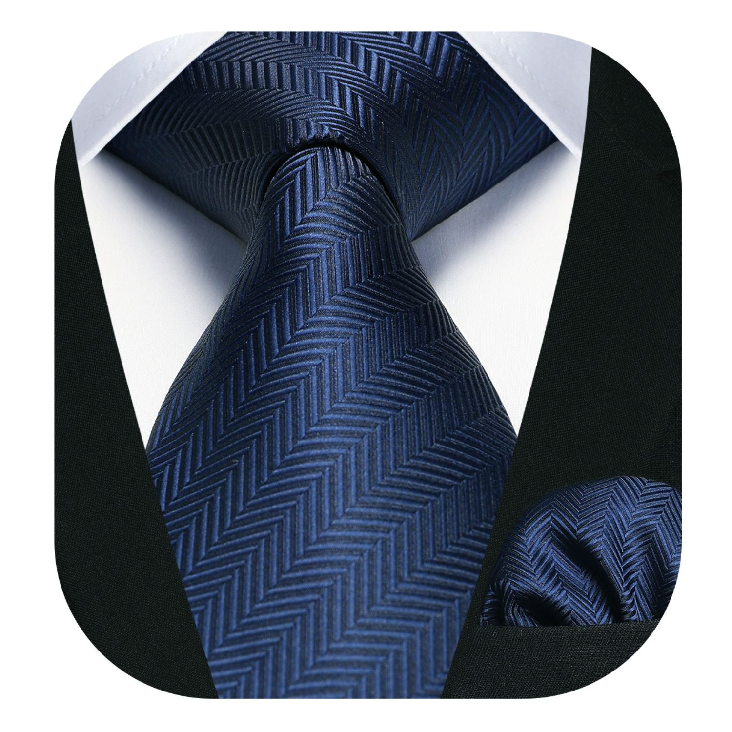 3PCS Tie & Pocket Square Set - 16 Christmas Gifts for Men