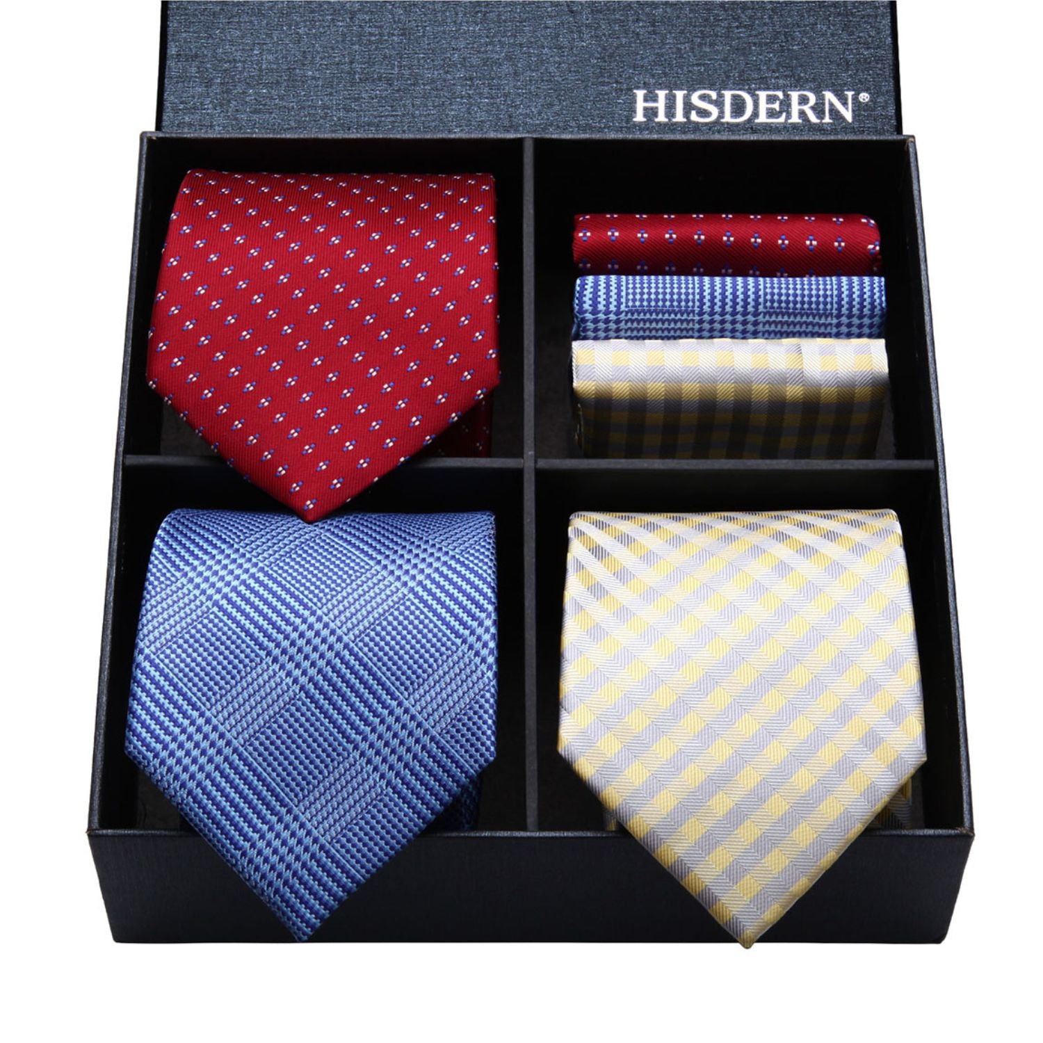 3PCS Tie & Pocket Square Set - 10 Christmas Gifts for Men