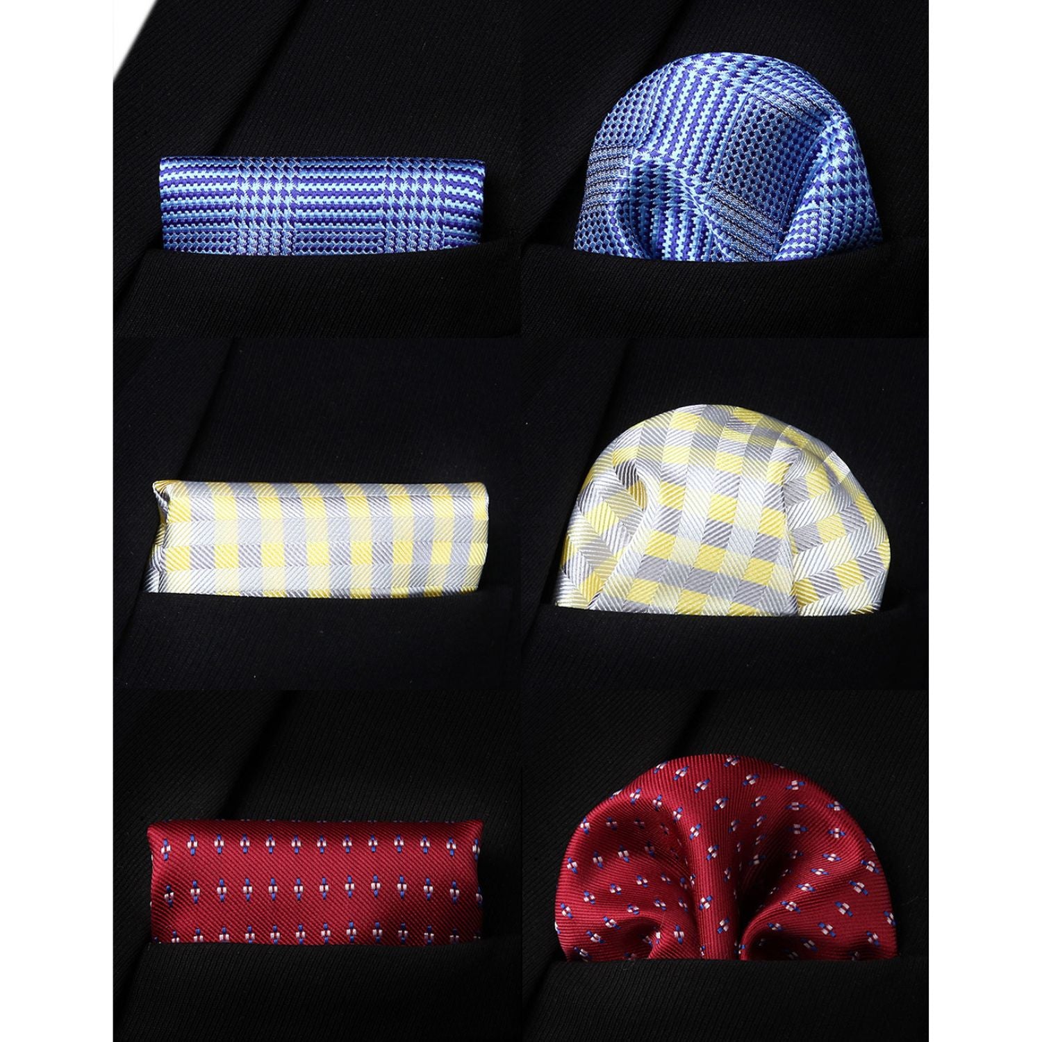 3PCS Tie & Pocket Square Set - 10 Christmas Gifts for Men