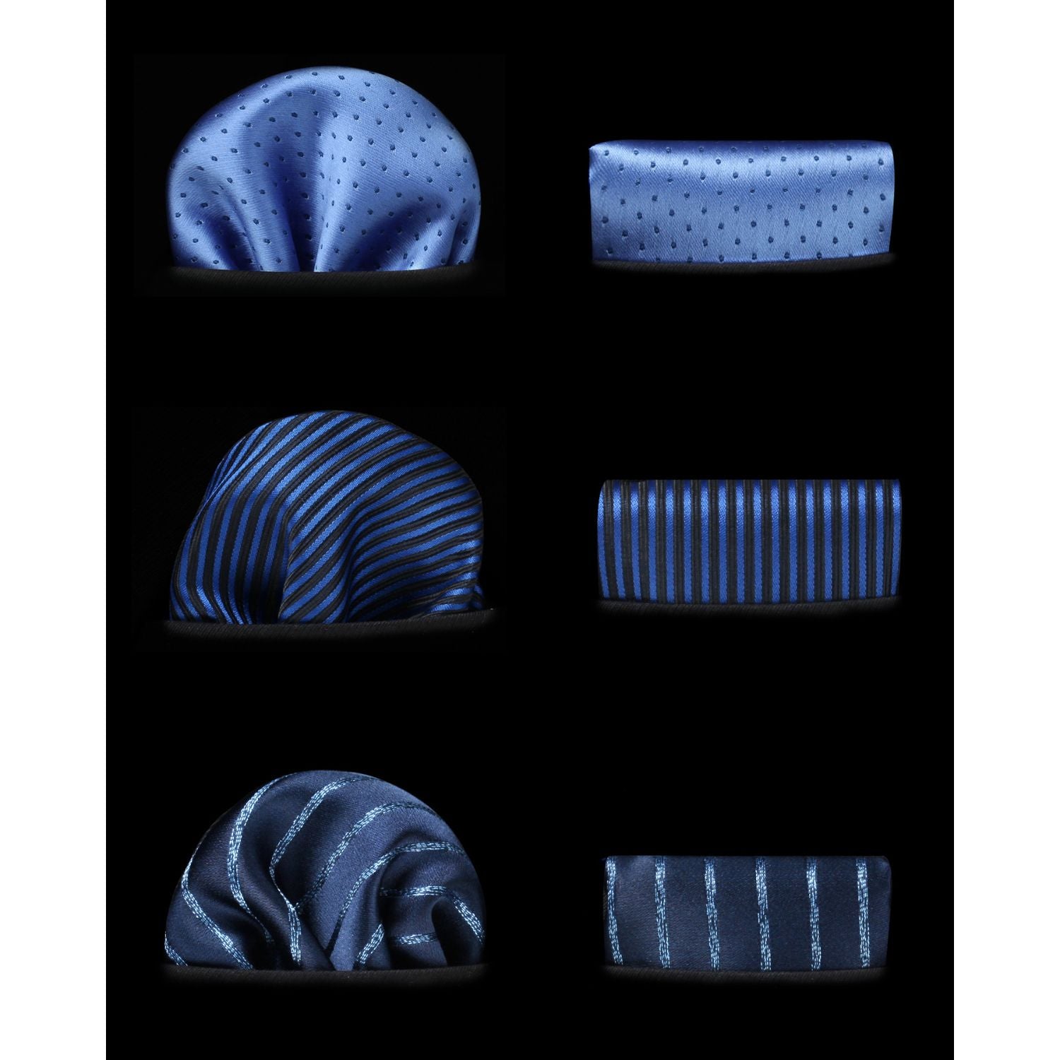 3PCS Tie & Pocket Square Set - T3-12 Christmas Gifts for Men