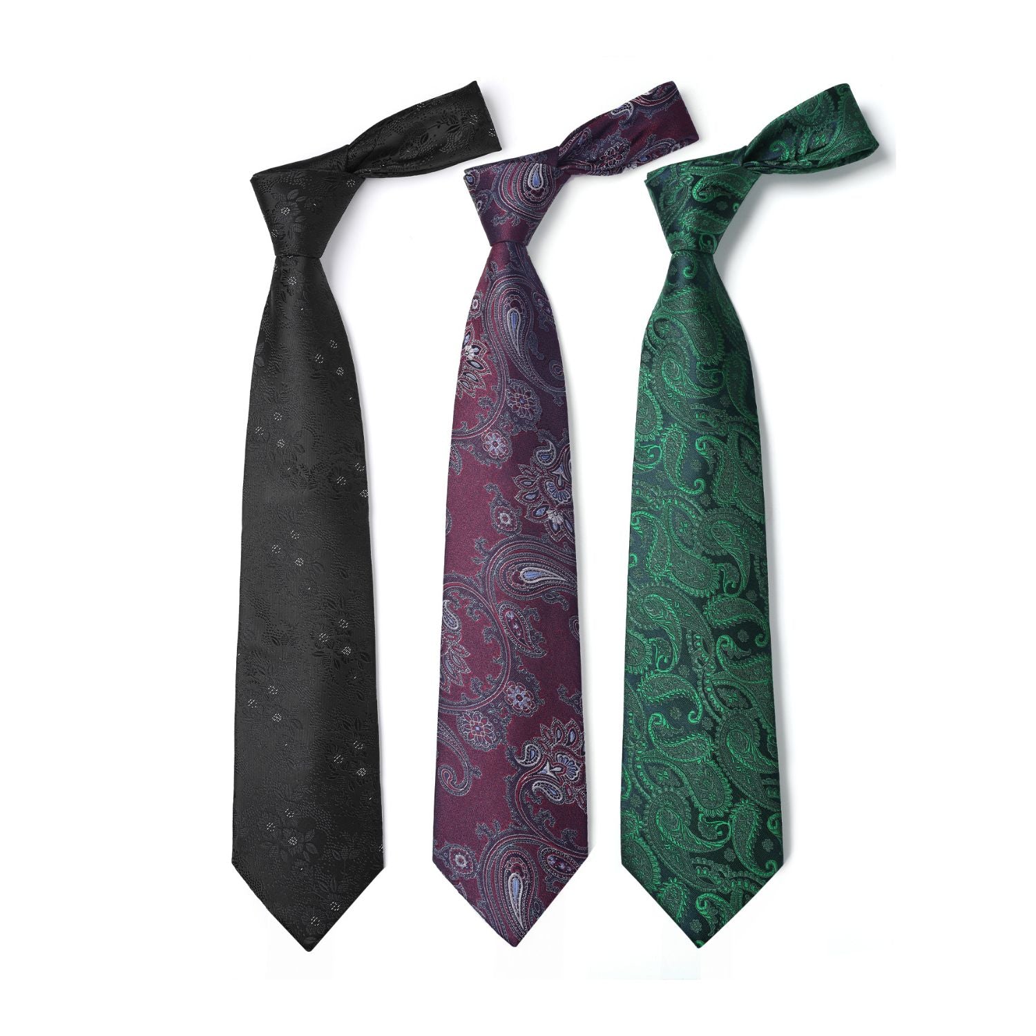 3PCS Tie & Pocket Square Set - T3-13