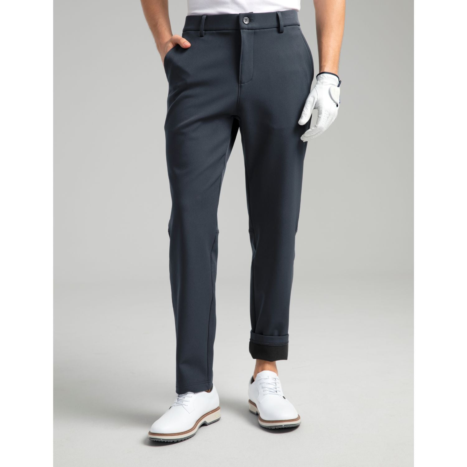 Hisdern 701 Heat Men's Golf Pants Stretch Comfy Work Dress
