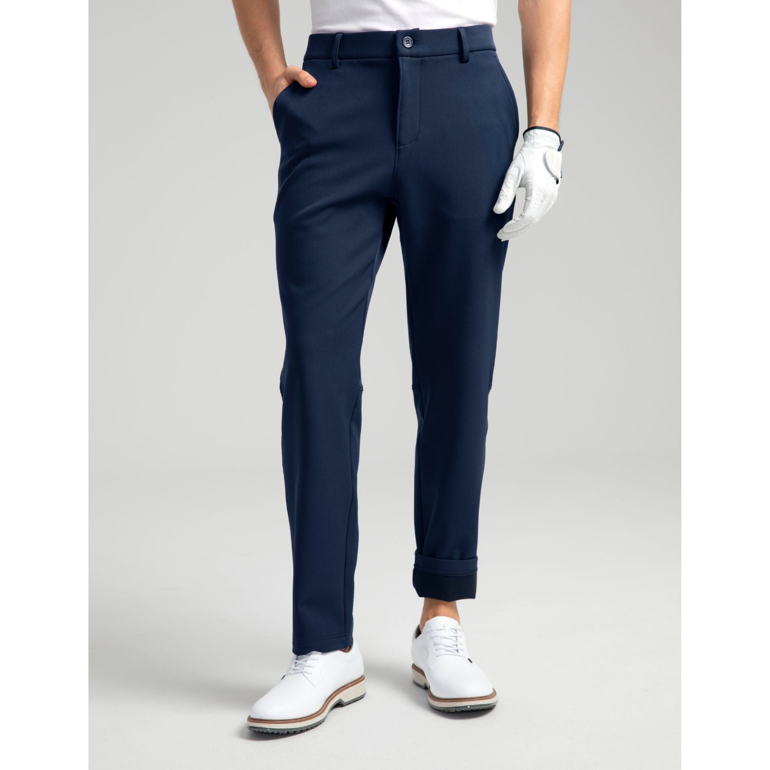 Hisdern 701 Heat Men's Golf Pants Stretch Comfy Work Dress