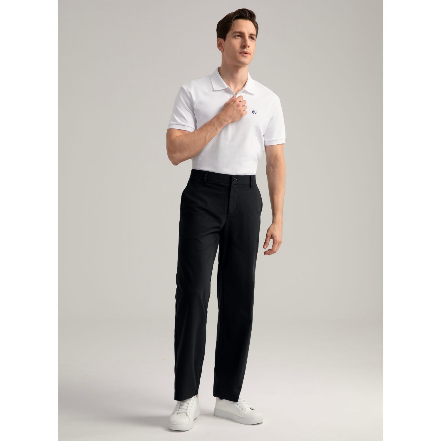 Hisdern Flex Men's Golf Pants Relaxed Fit Stretch for Business Casual