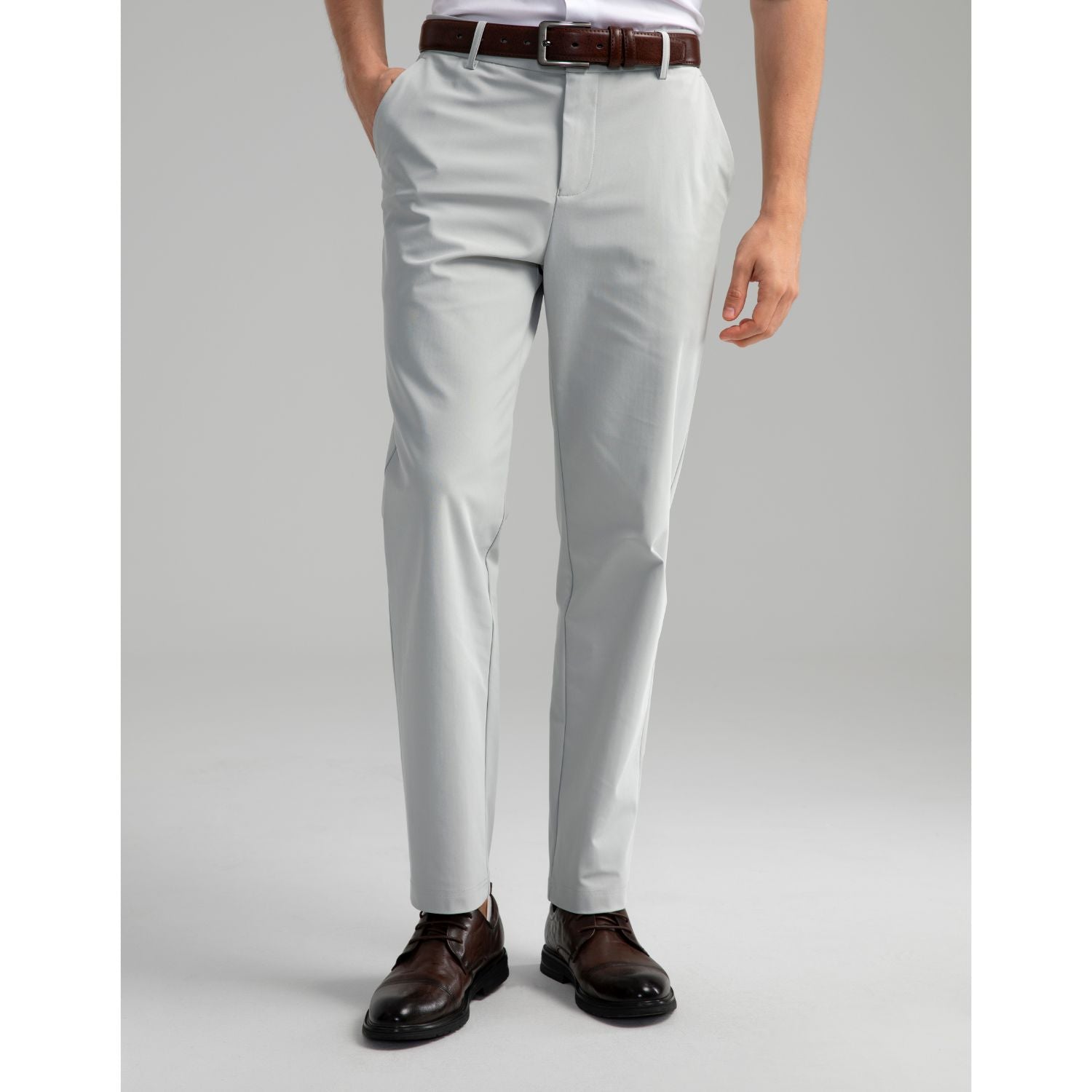 Hisdern Flex 501 Men's Golf Pants Classic Fit Stretch for Golf Business