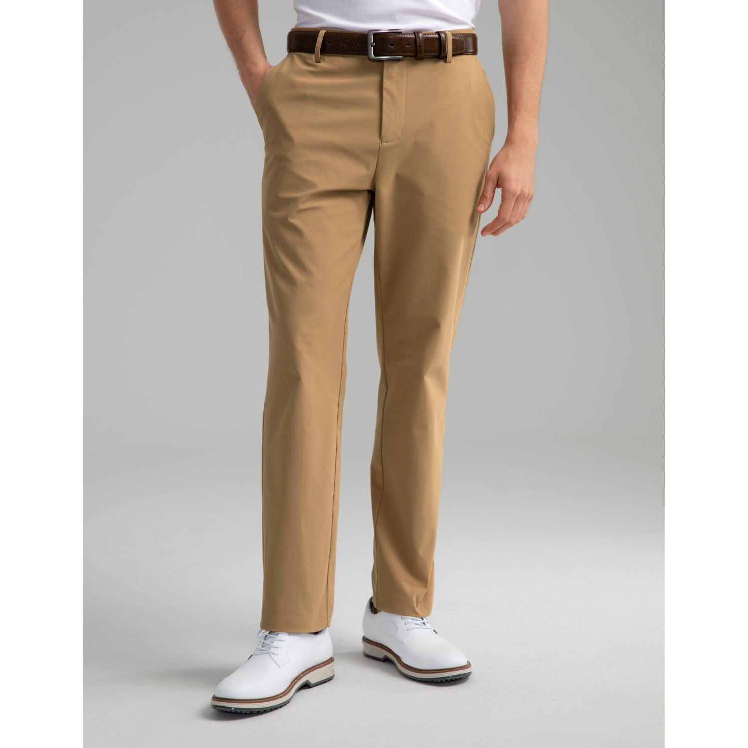 Hisdern Flex 501 Men's Golf Pants Classic Fit Stretch for Golf Business