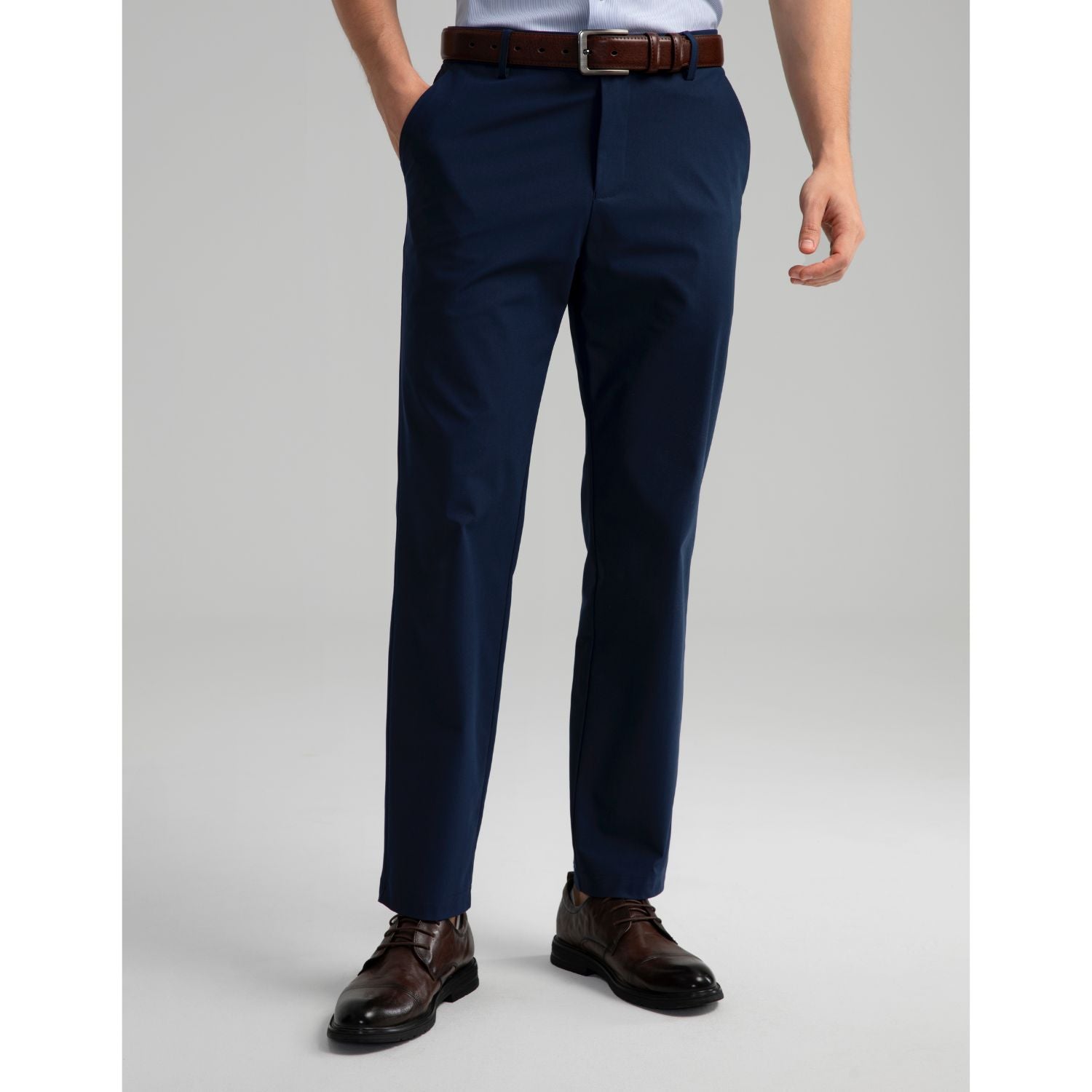 Hisdern Flex 501 Men's Golf Pants Classic Fit Stretch for Golf Business