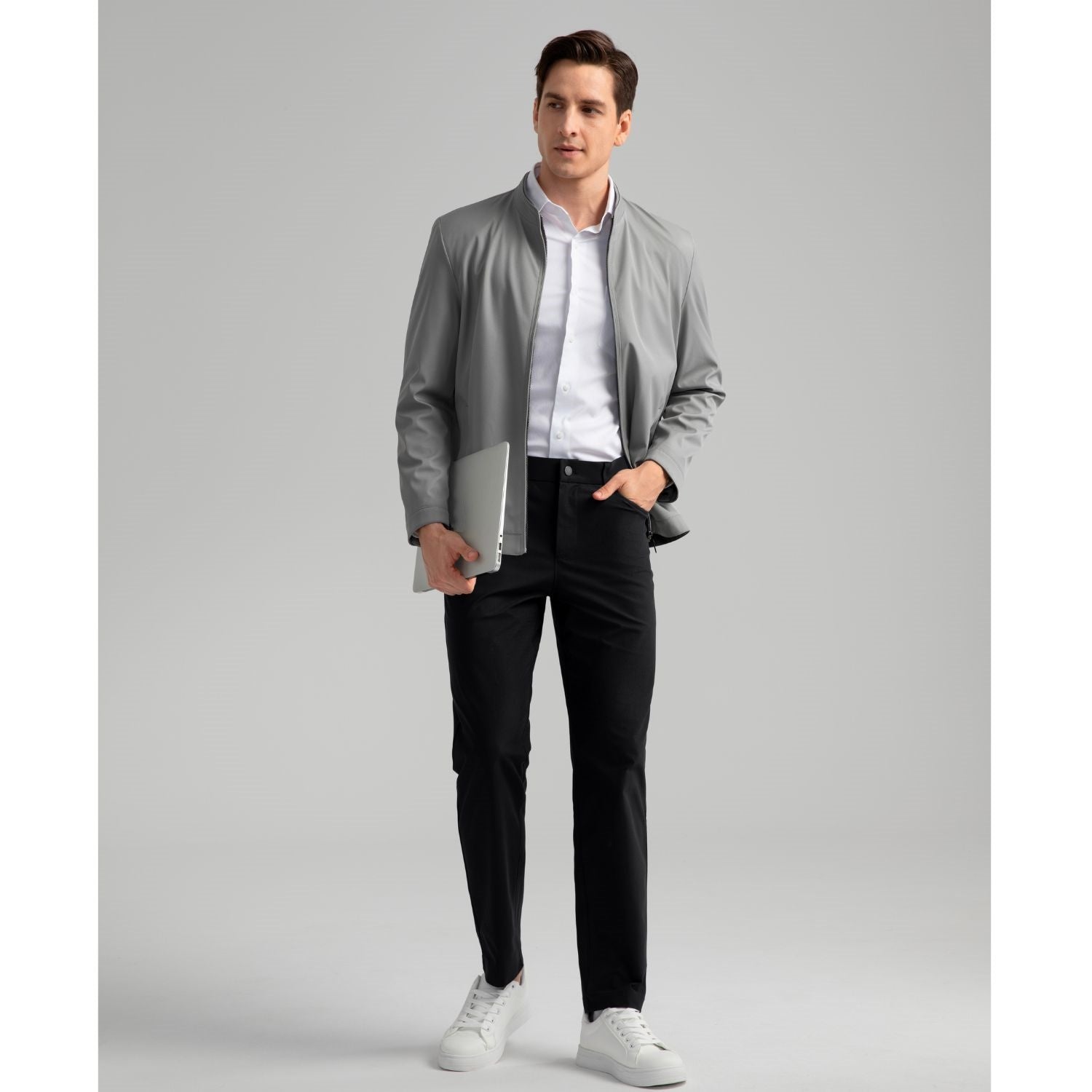 Hisdern Flex Men's Golf Pants Slim Fit Stretch for Business Casual