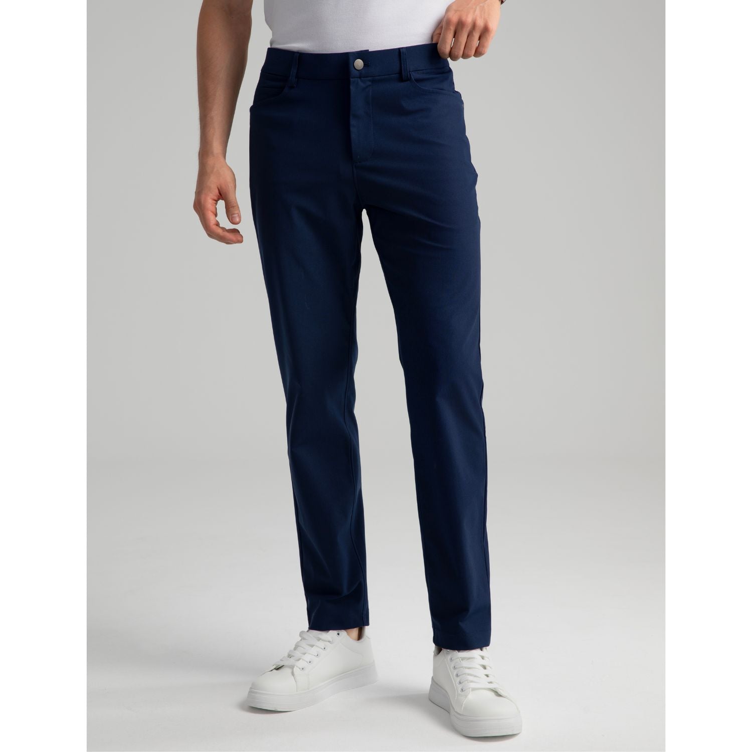 Hisdern Flex 503 Men's Golf Pants Slim Fit Stretch for Business Casual