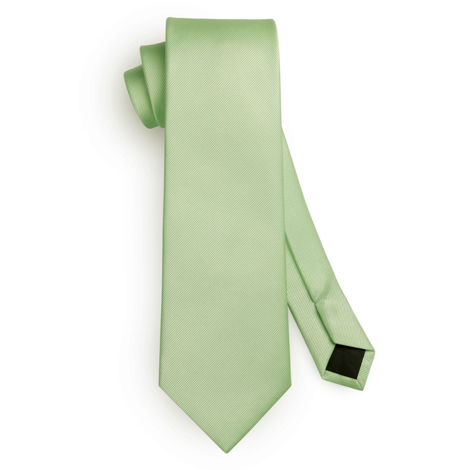Solid Tie Handkerchief Cufflinks - F- SAGE