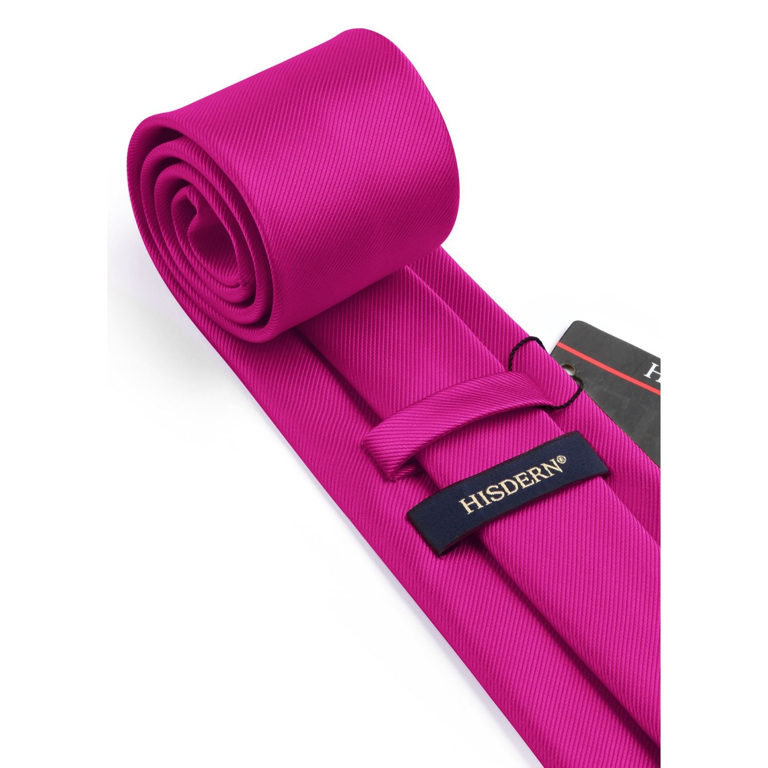 Solid 3.35 inch Tie Handkerchief Set - L-GREY DARK