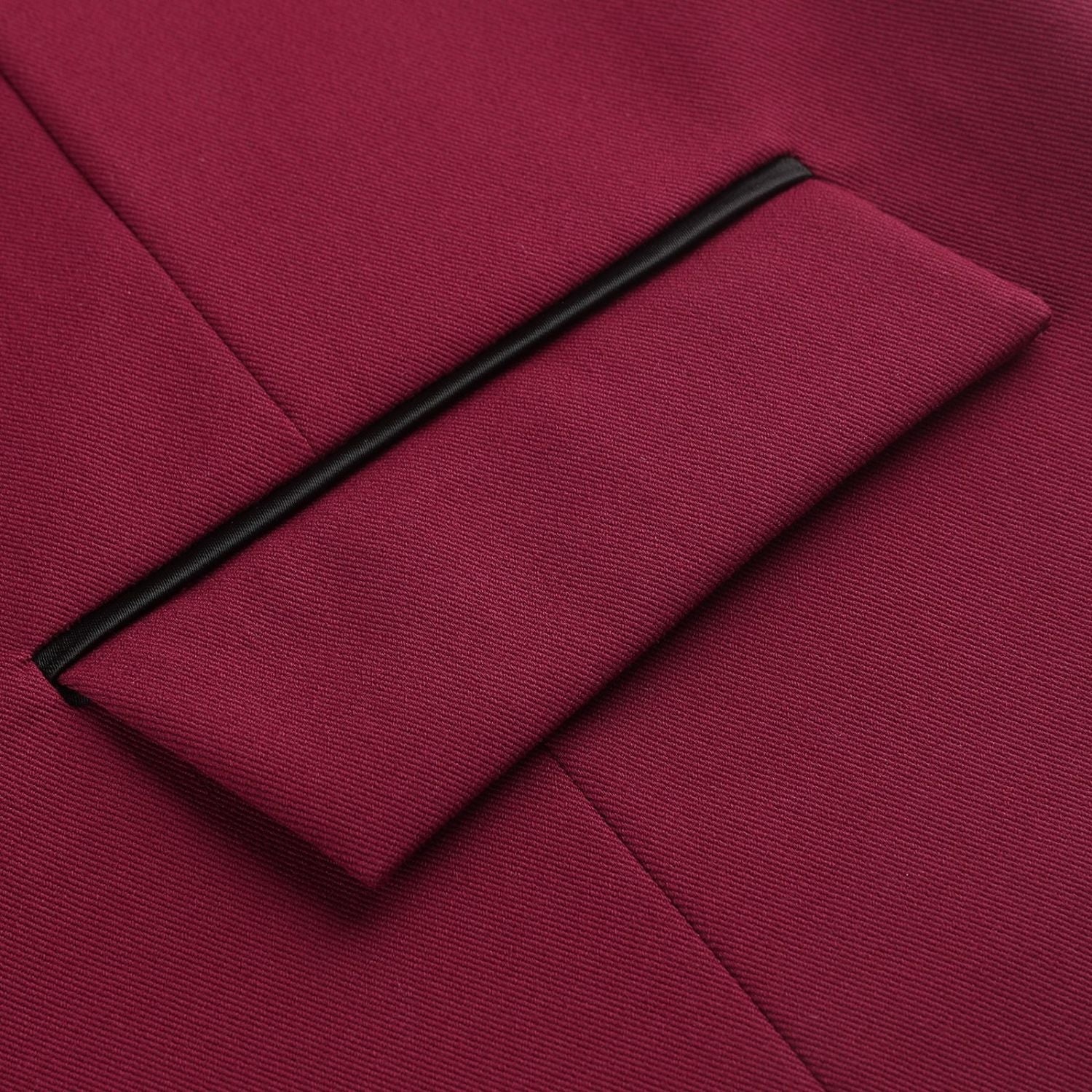 Solid Slim Vest - H-RED