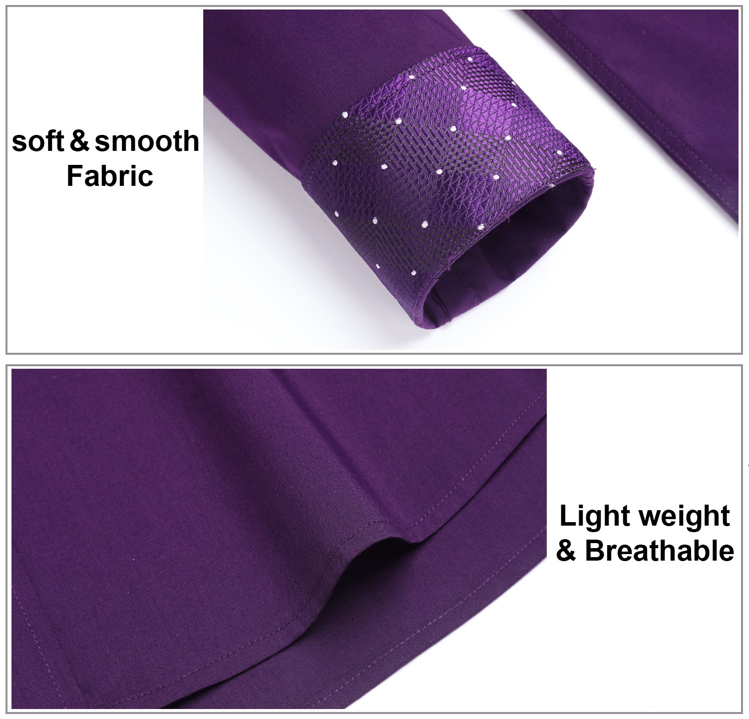 Casual Formal Shirt with Pocket - A-06 BLACK/RED