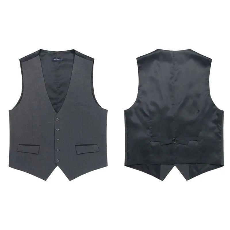 Solid Slim Vest C1 Grey
