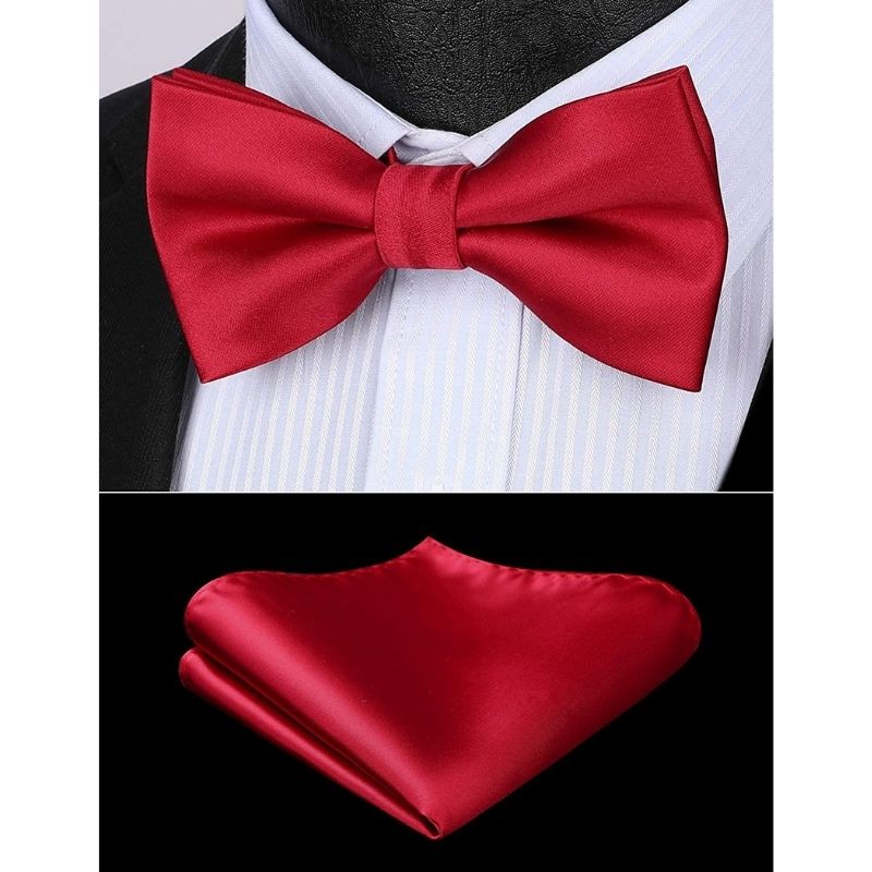 X Shaped Adjustable Suspender With 4 Clips Red 2