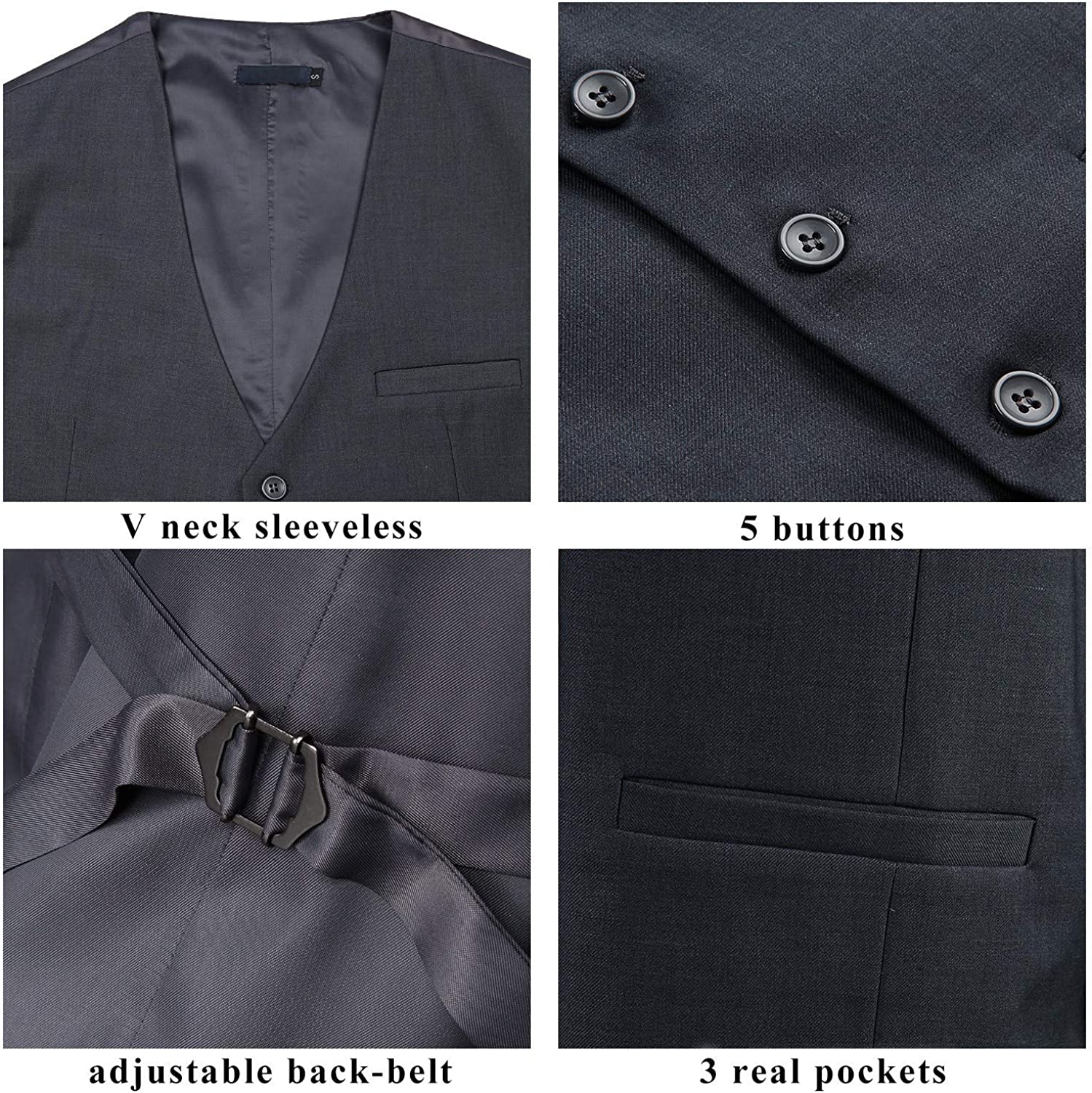 Formal Vest Charcoal