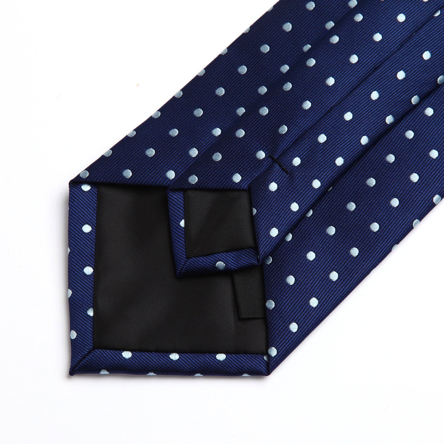 Polka Dot Tie Handkerchief Set - D-NAVY BLUE 1