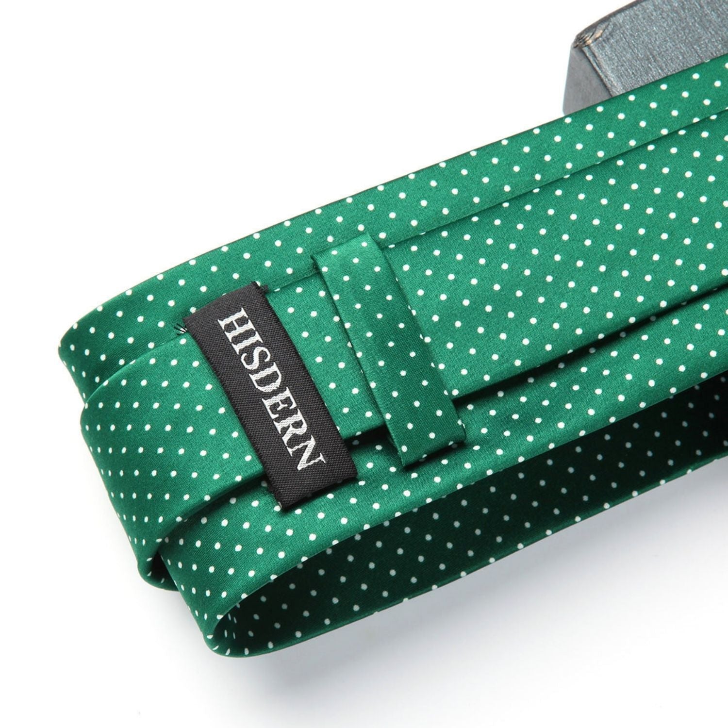 Polka Dot Ties Handkerchief Set - A-GREEN/WHITE
