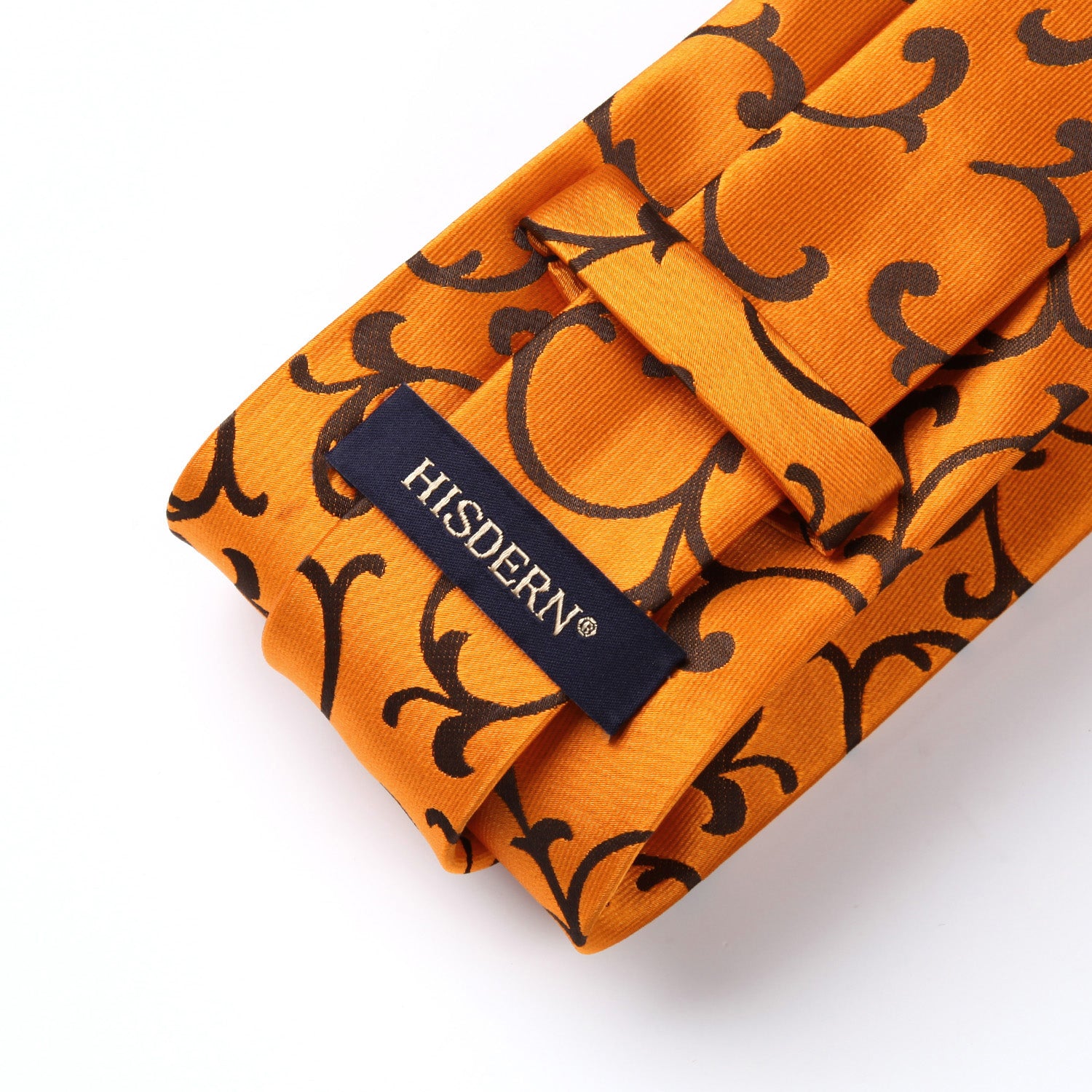 Floral Tie Handkerchief Set - G-GOLD-3