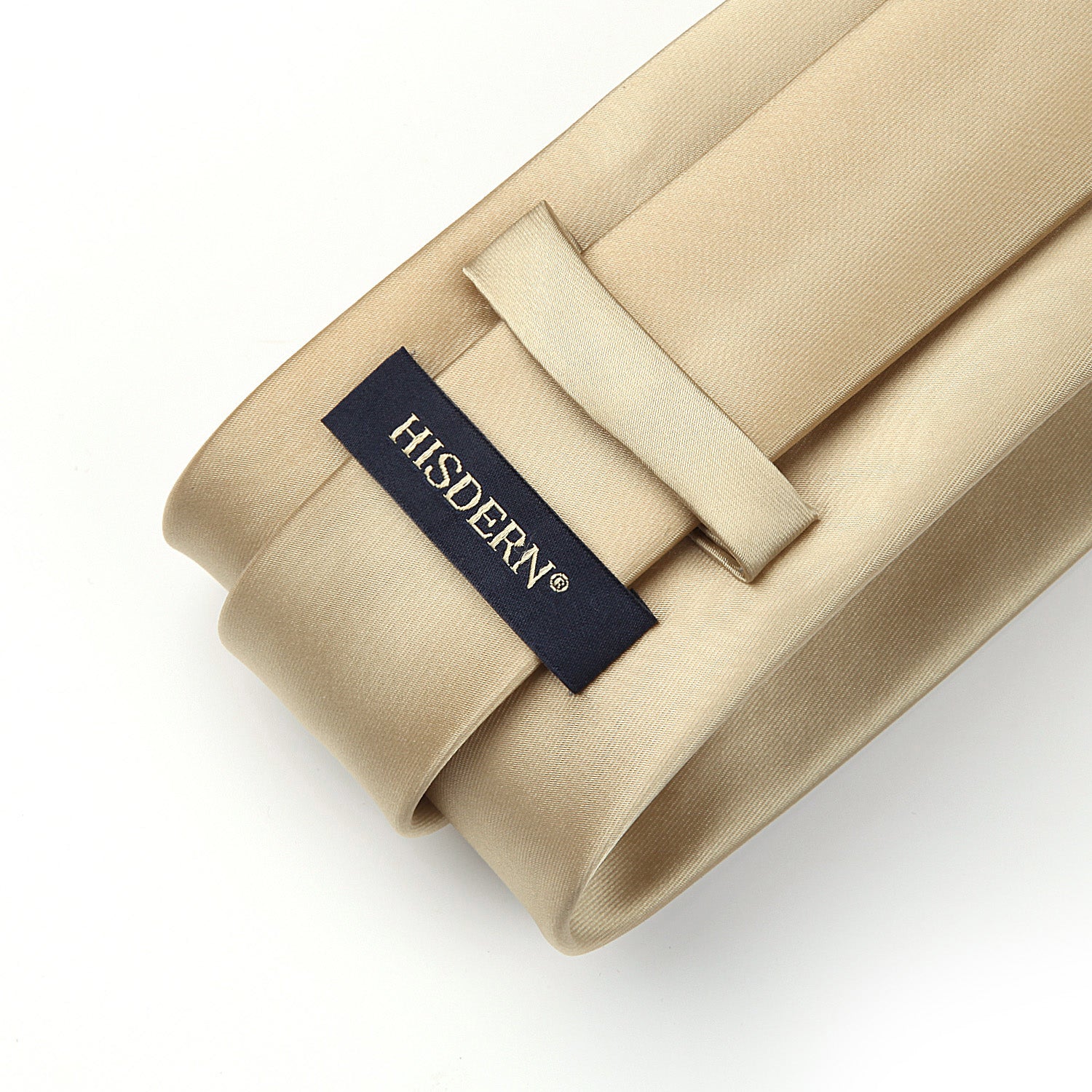 Solid Ties Handkerchief Set - CHAMPAGNE