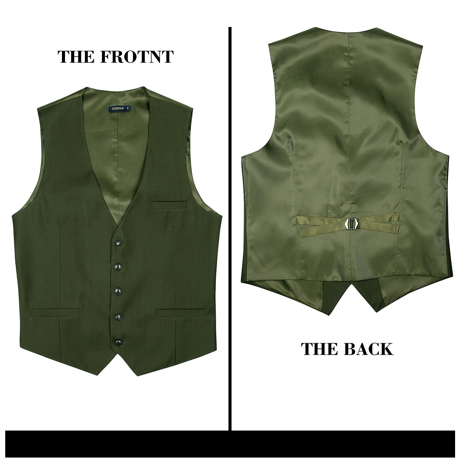 Formal Vest Green