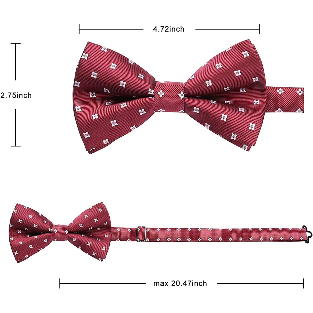 3PCS Mixed Design Pre-Tied Bow Ties - B-05