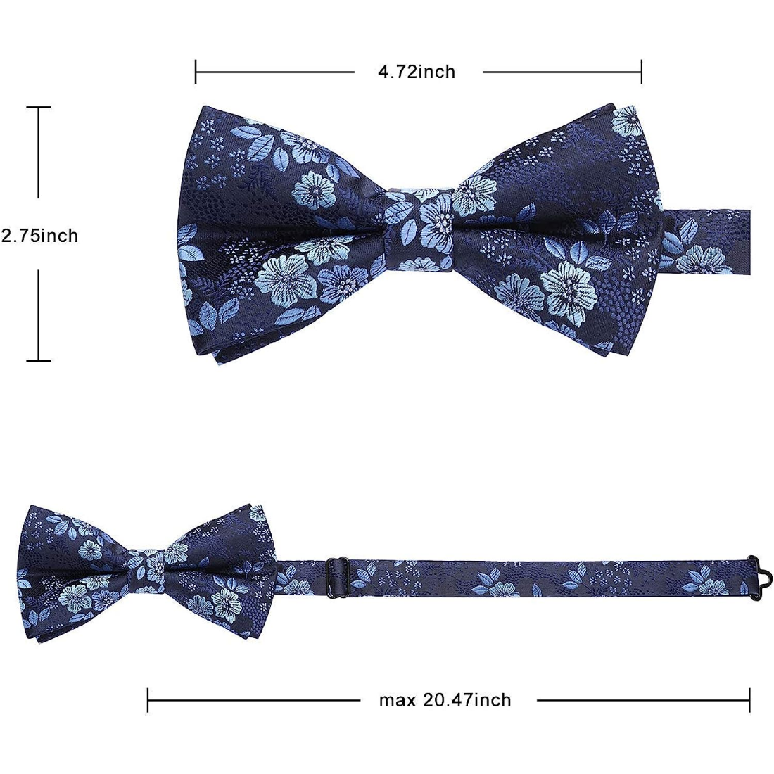 3PCS Mixed Design Pre-Tied Bow Ties - B-06