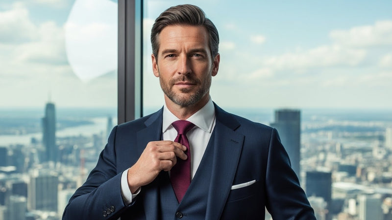 Global Executive Style High-Density Silk Ties, Vests & Finance Attire Guide